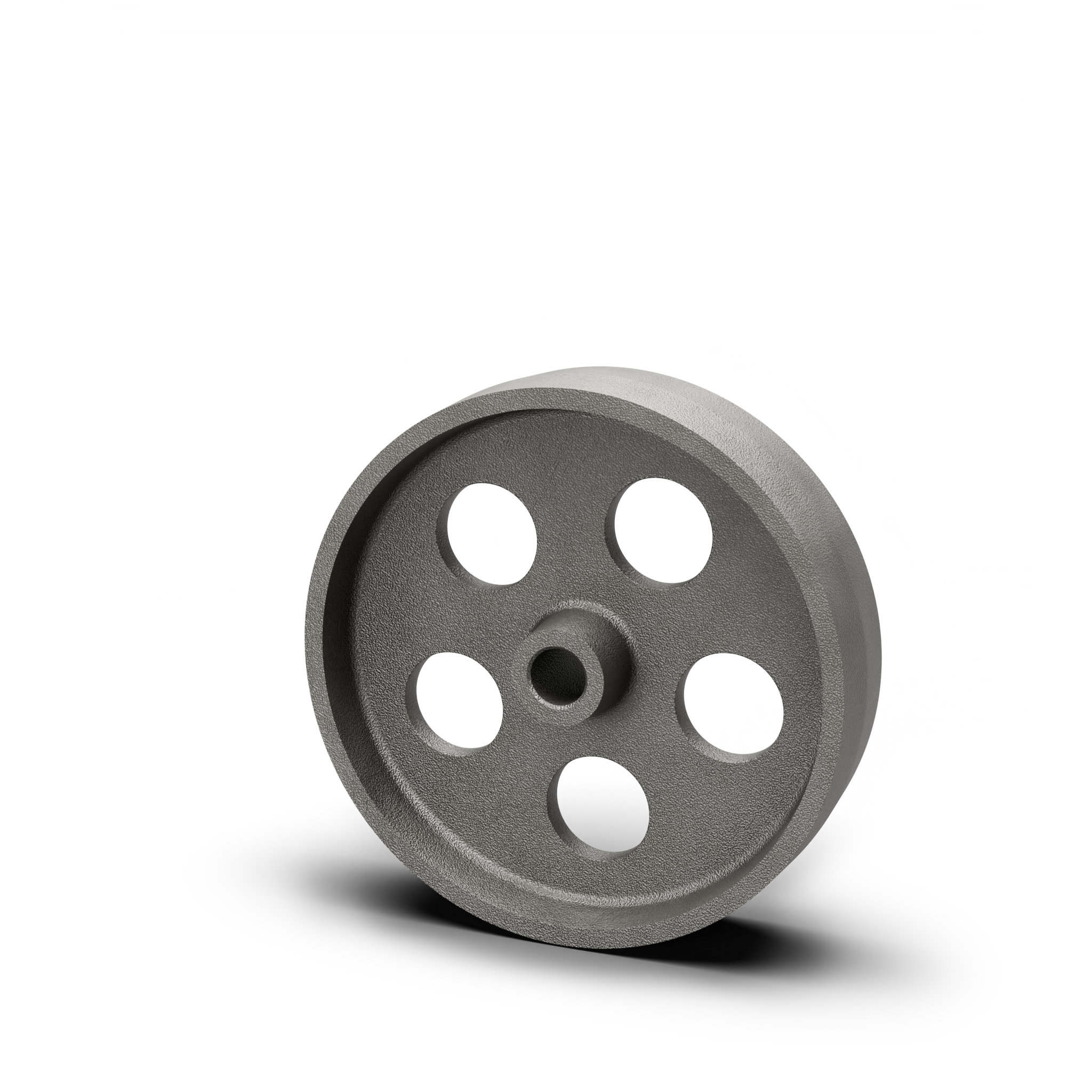 2 Ruote In Ghisa Da 10,2 Cm – Portata 363 Kg Cad. – Girelli Industriali Con Freno Per Cassette E Banchi Da Lavoro